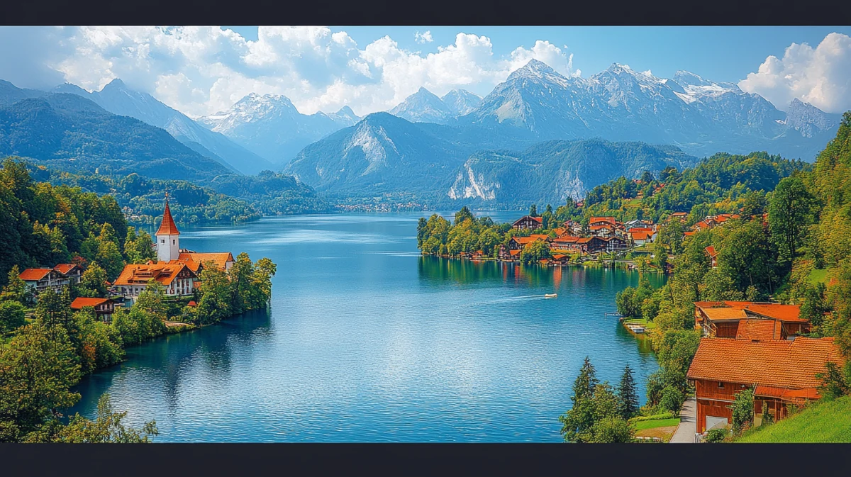 Kärnten an einem See